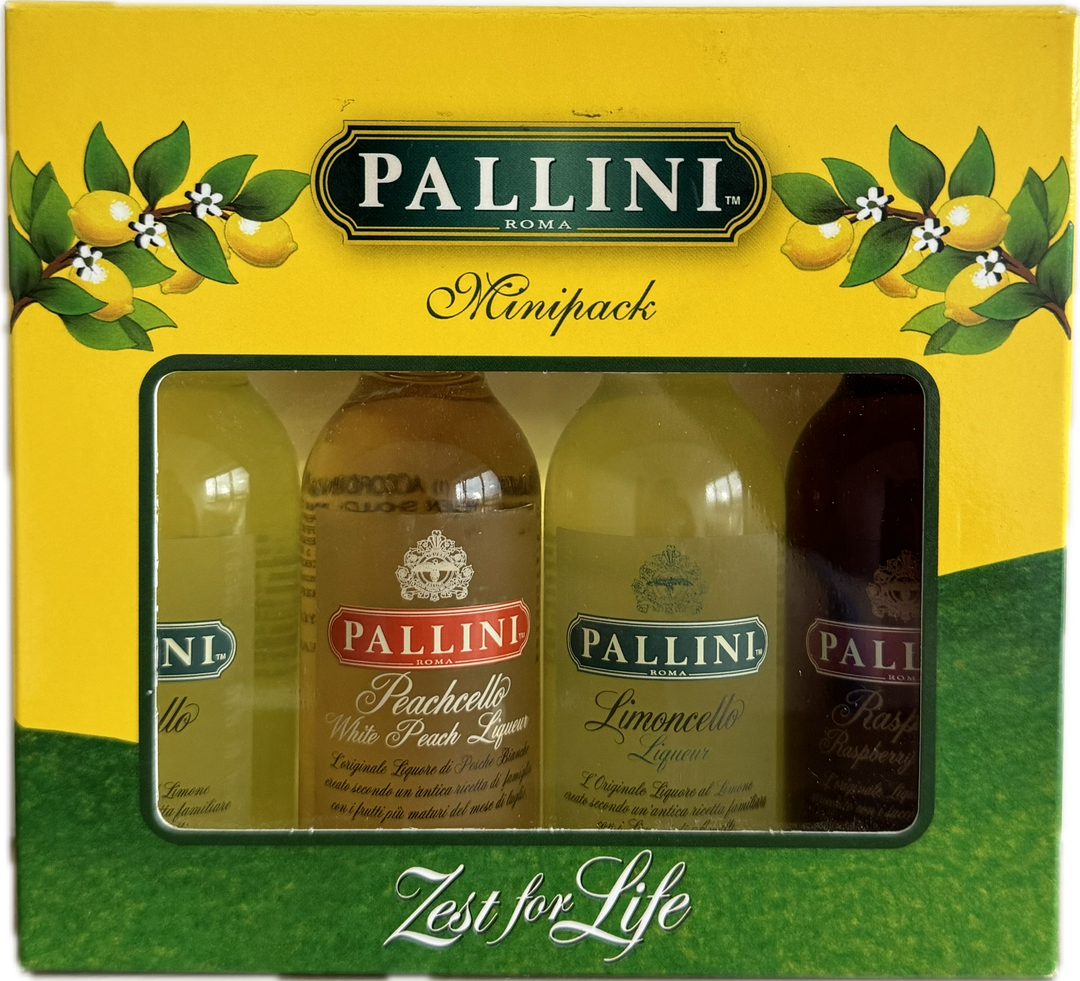 Pallini Limoncello Mini Pack Assorted Fruits 4x5cl