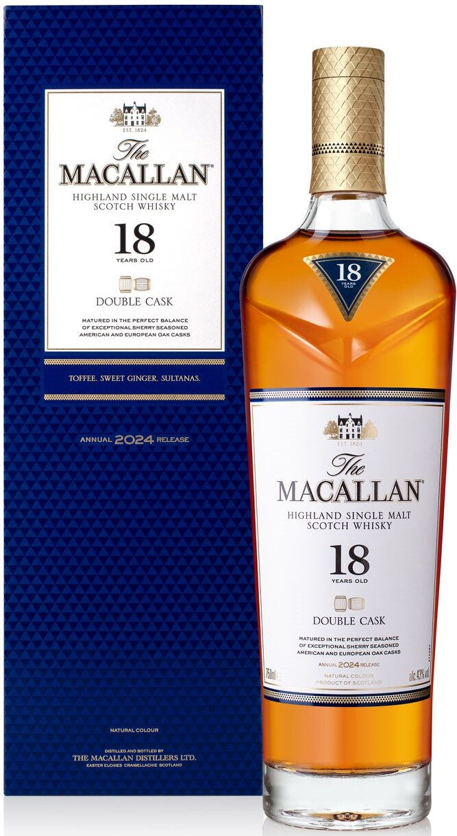 The Macallan 18 Year Old Double Cask 2023 Release Whisky 70cl