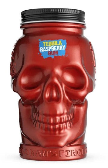 Dead Man's Fingers Tequila Raspberry Rum Skull Jar 50cl