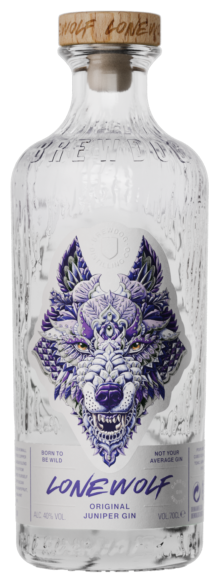 LoneWolf Original Juniper Gin 70cl