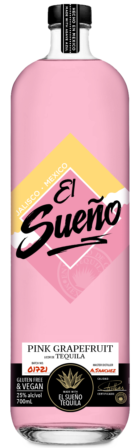 El Sueno Pink Grapefruit Tequila Liqueur 70cl