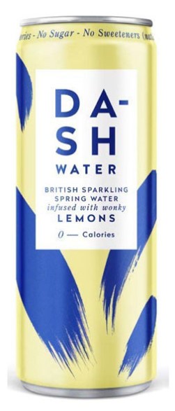 Dash Infused Sparkling Water Lemon 12 x 330ml