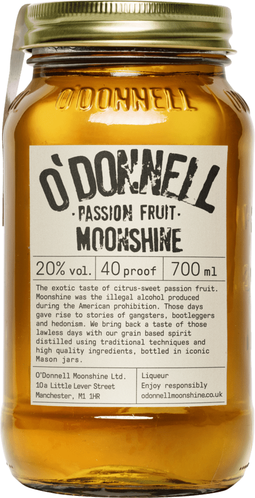 O'Donnell Moonshine Passionfruit Liqueur 70cl + Free O'Donnell Pouring Lid