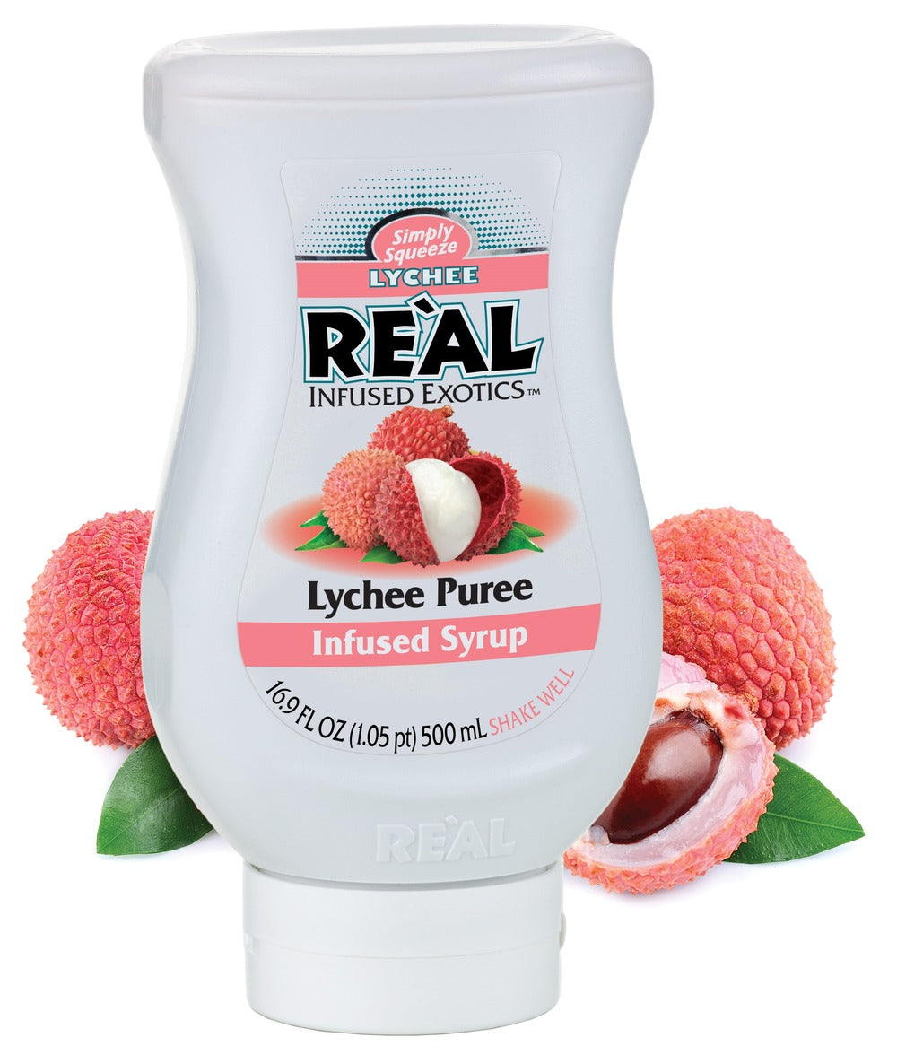 Re'al Lychee Puree Infused Syrup 500ml