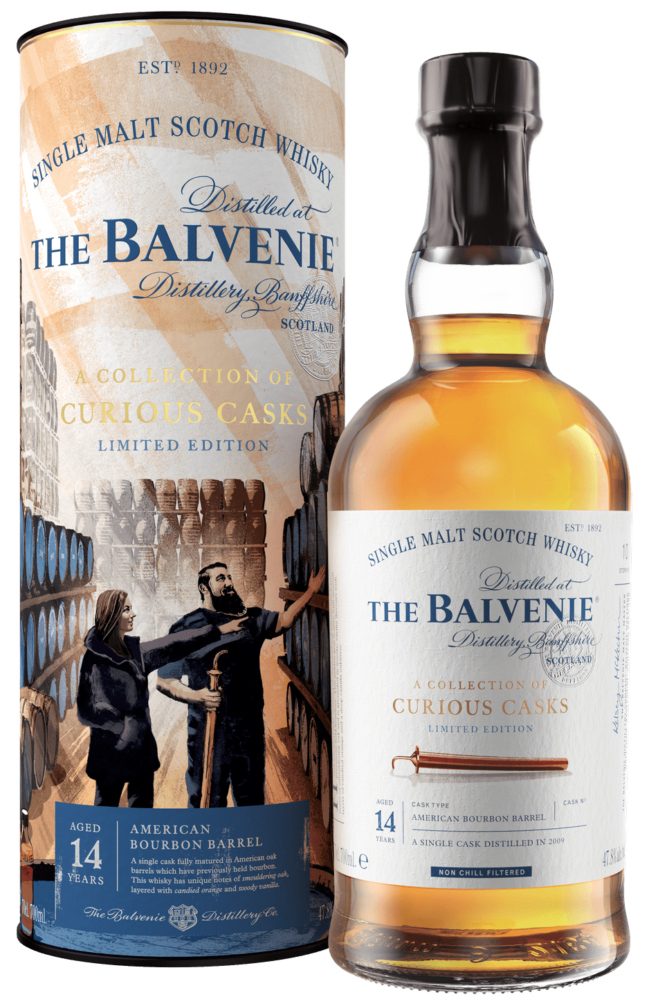 Balvenie 14 Year Old Bourbon Barrel Whisky 70cl