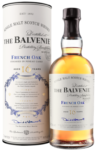 Balvenie 16 Year Old French Oak Pineau Cask Whisky 70cl