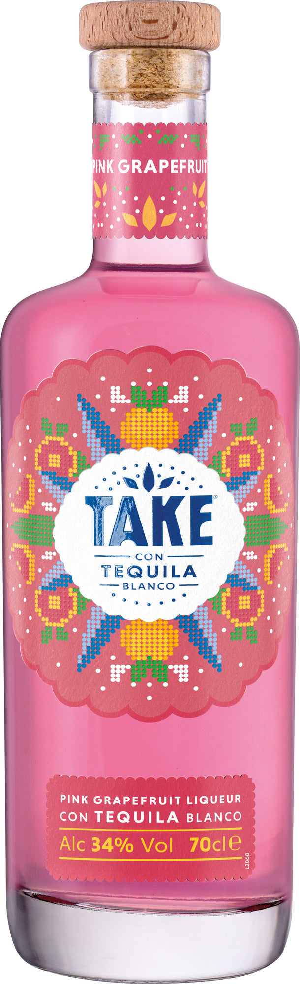 Take Pink Grapefruit Tequila Liqueur 70cl