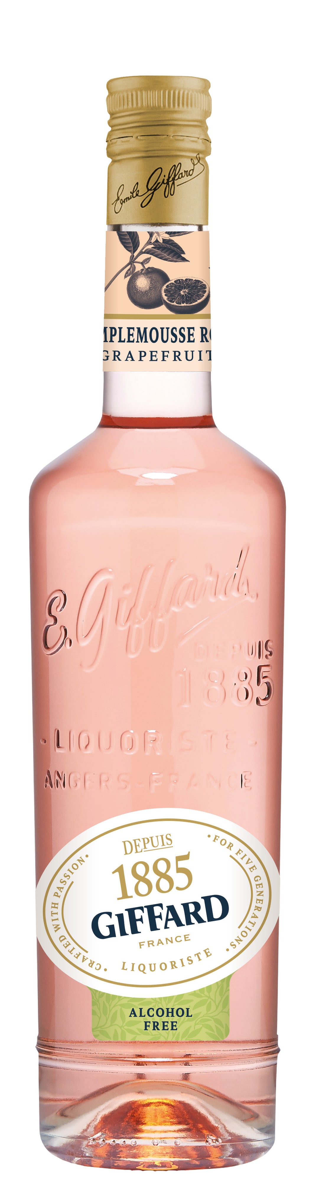 Giffard Alcohol Free Pink Grapefruit Liqueur 70cl