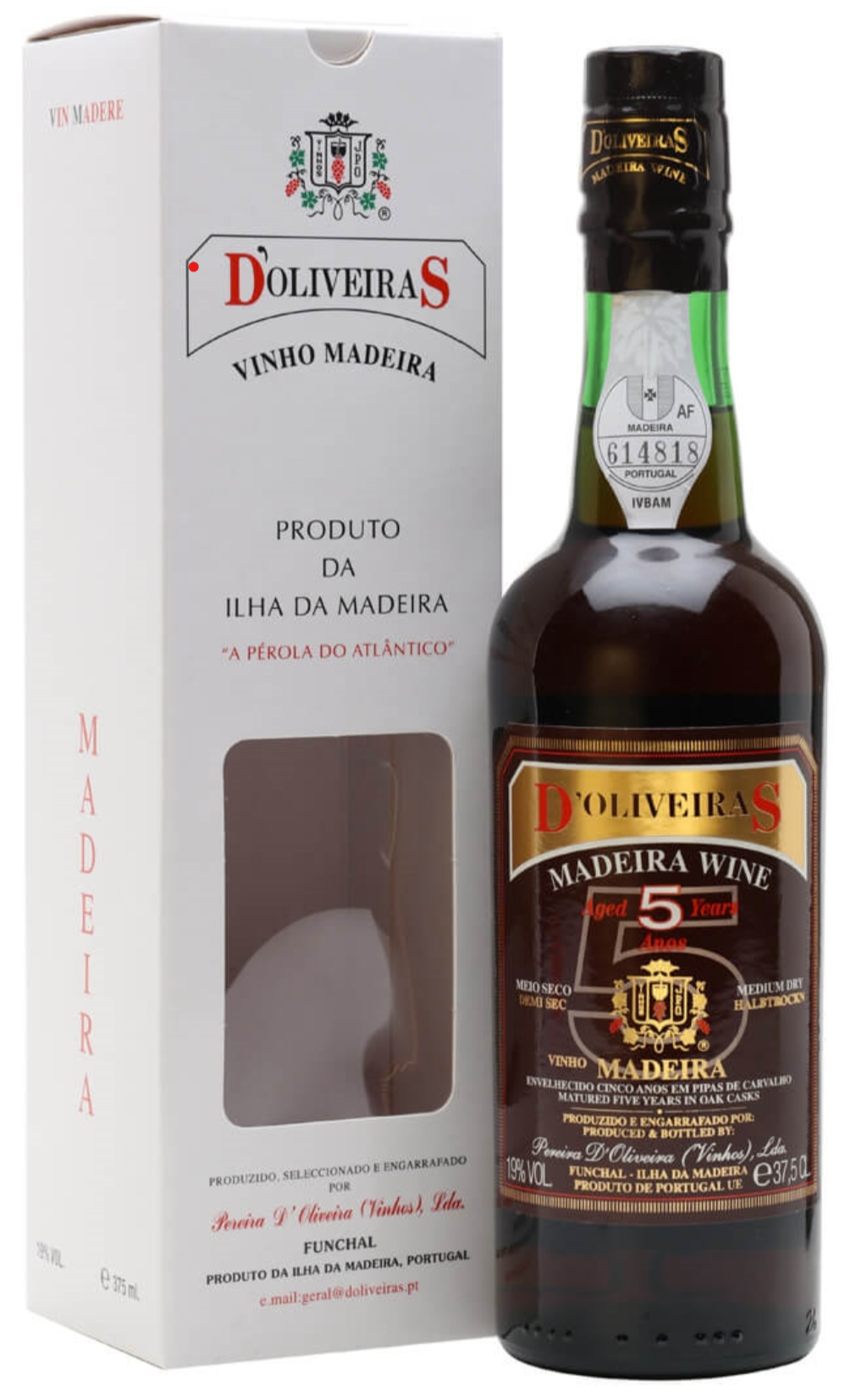 D'Oliveiras 5yr Dry Madeira 37.5cl