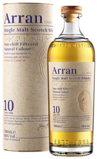 Arran 10 Year Old Whisky 70cl