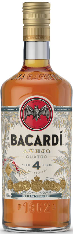 Bacardi Anejo Cuatro Rum 70cl