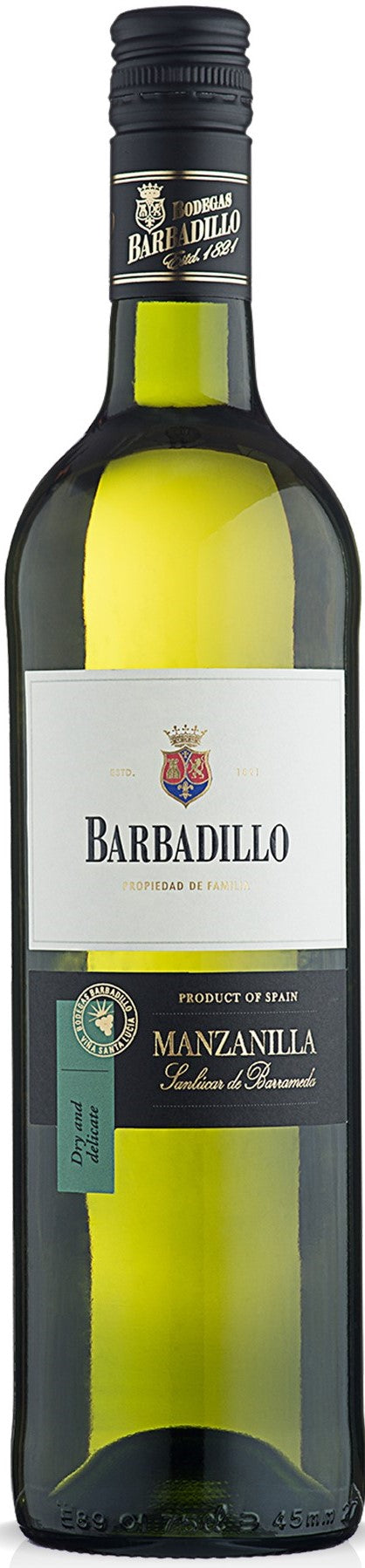 Barbadillo Manzanilla Extra Dry Sherry 75cl