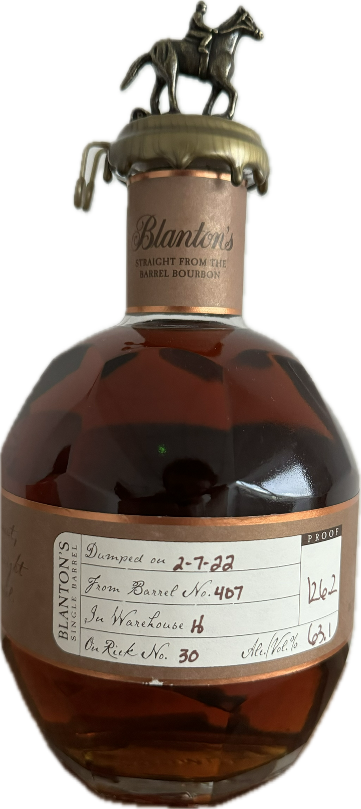 Blanton's Straight From The Barrel Bourbon 70cl