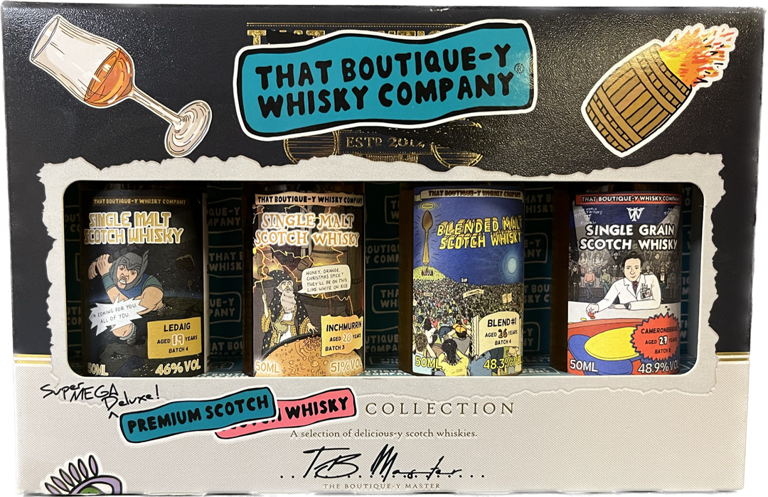 That Boutique-y Whisky Company 4 x 5cl Premium Scotch Whisky Set