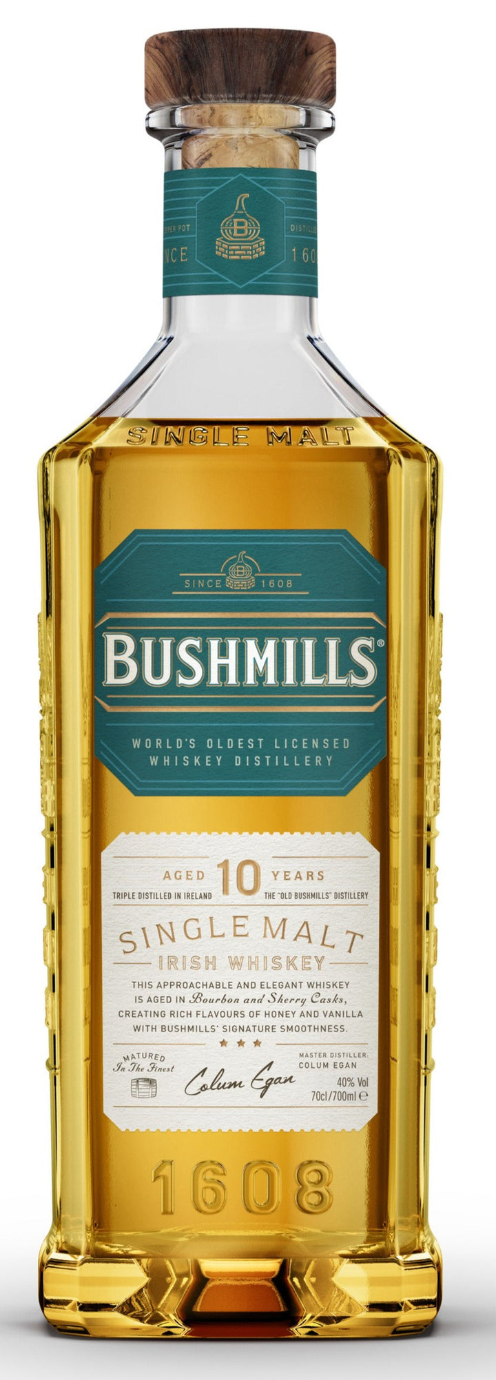 Bushmills 10 Year Old Single Malt Irish Whiskey 70cl