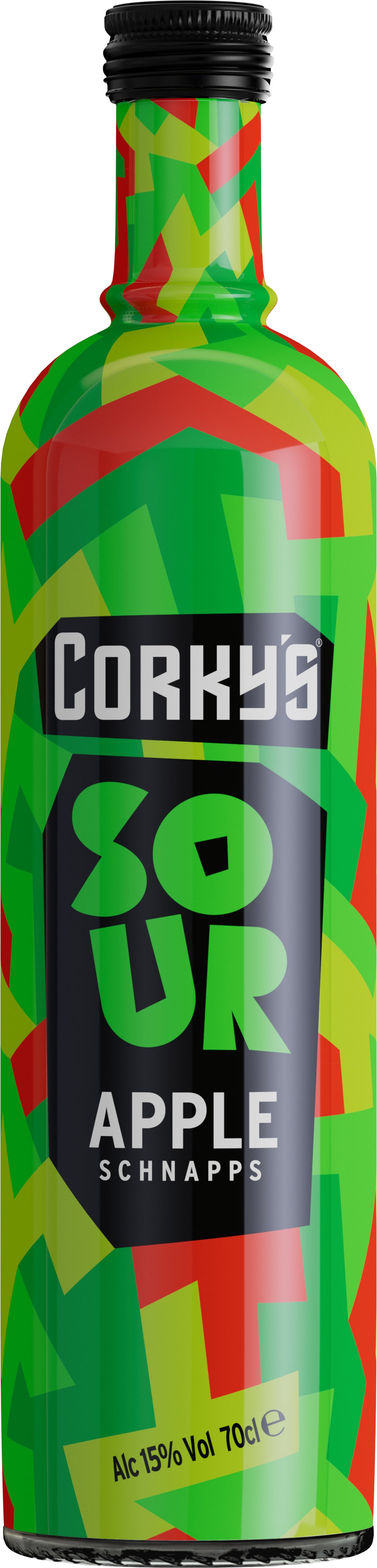 Corky's Sour Green Apple Schnapps 70cl