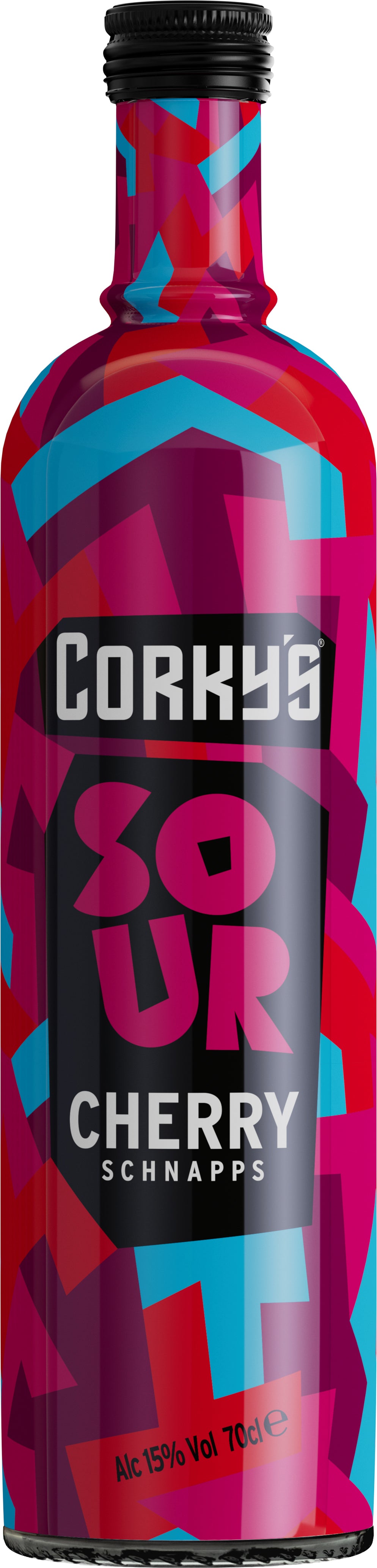 Corky's Sour Cherry Schnapps 70cl