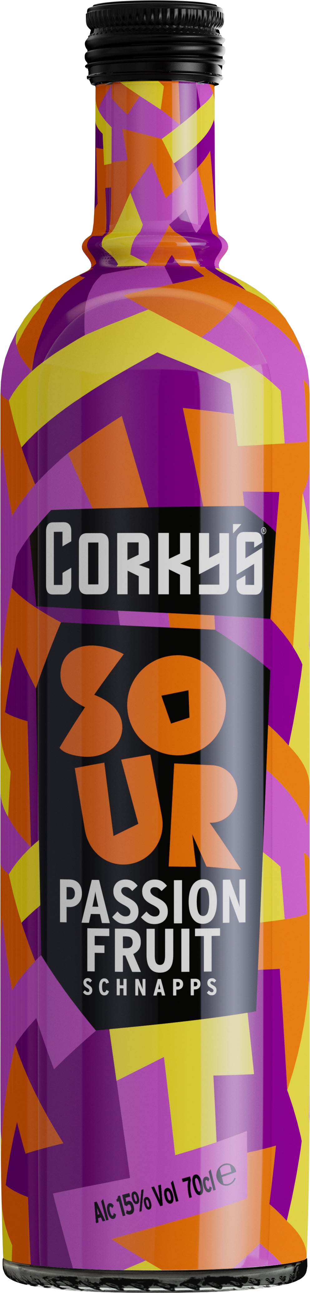 Corky's Sour Passion Fruit Schnapps 70cl