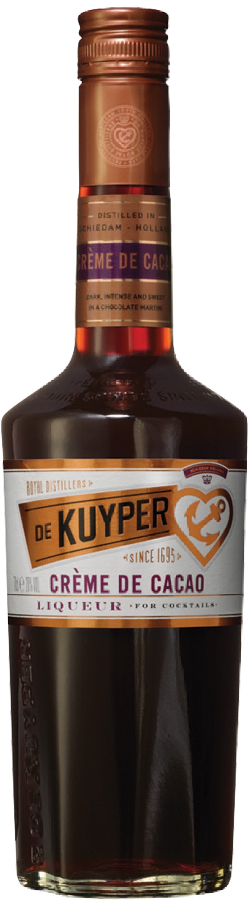 De Kuyper Creme De Cacao Dark Liqueur 50cl