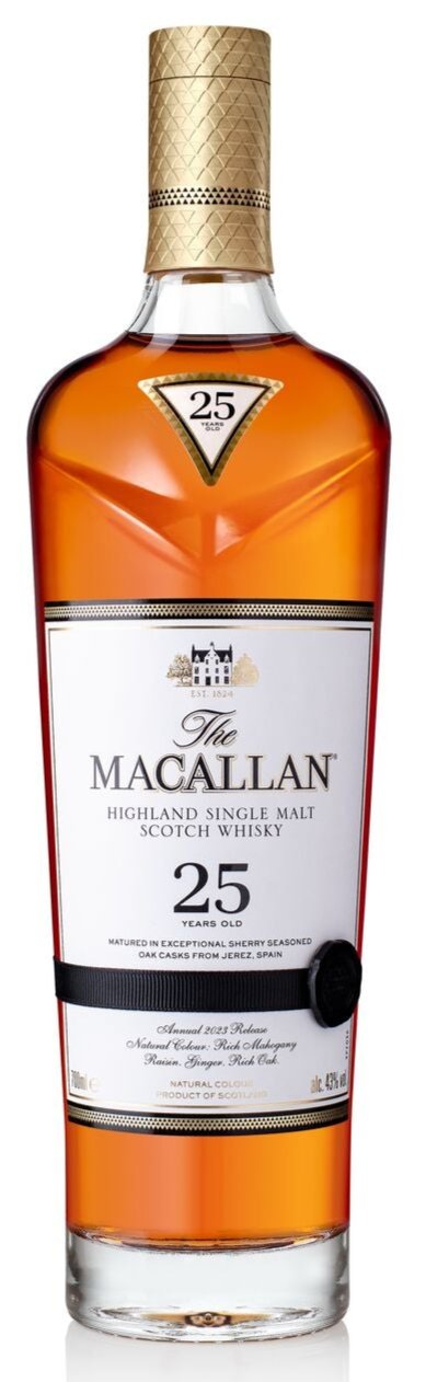 The Macallan 25 Year Old Sherry Cask 2023 Release Whisky 70cl