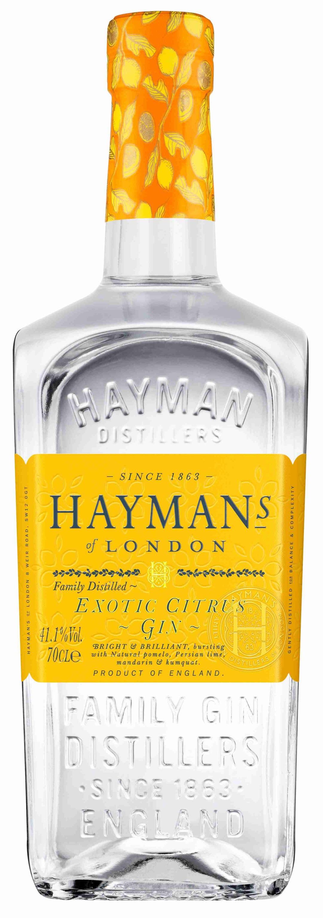 Hayman's Exotic Citrus Gin 70cl