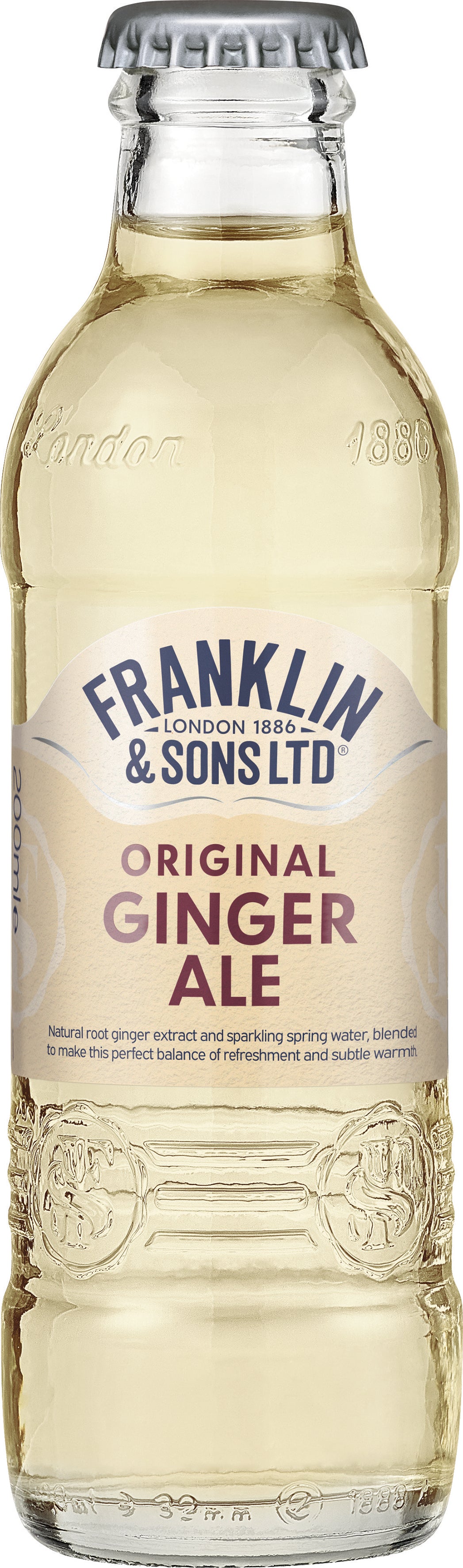 Franklin & Sons Ginger Ale 4x200ml – Distillers Direct