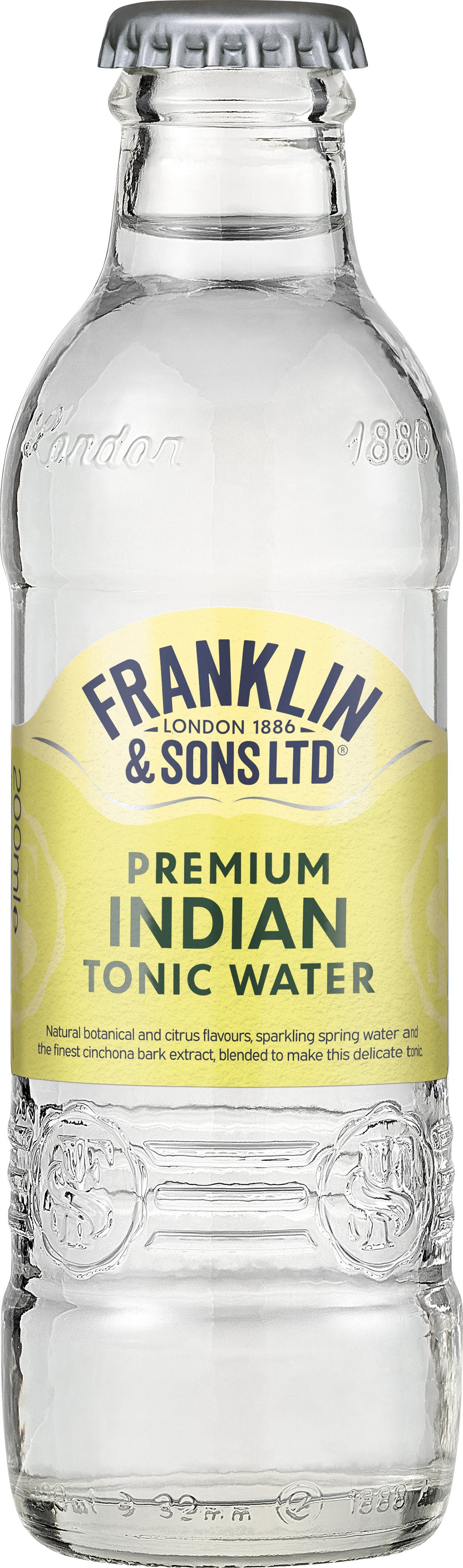 Franklin & Sons Natural Indian Tonic Water 4x200ml