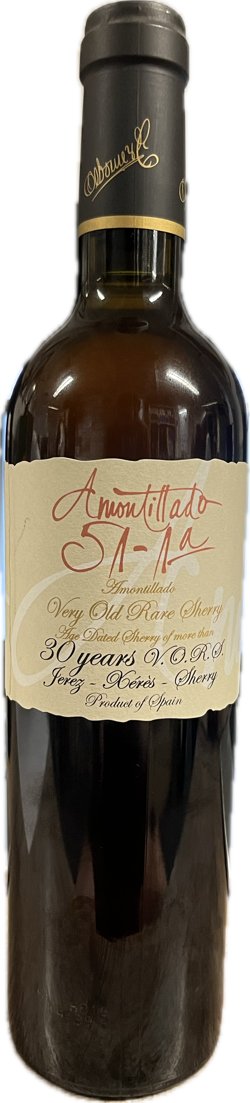 Osborne Amontillado 30 Year Old Sherry 50cl