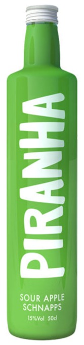 Piranha Sour Apple Schnapps 50cl