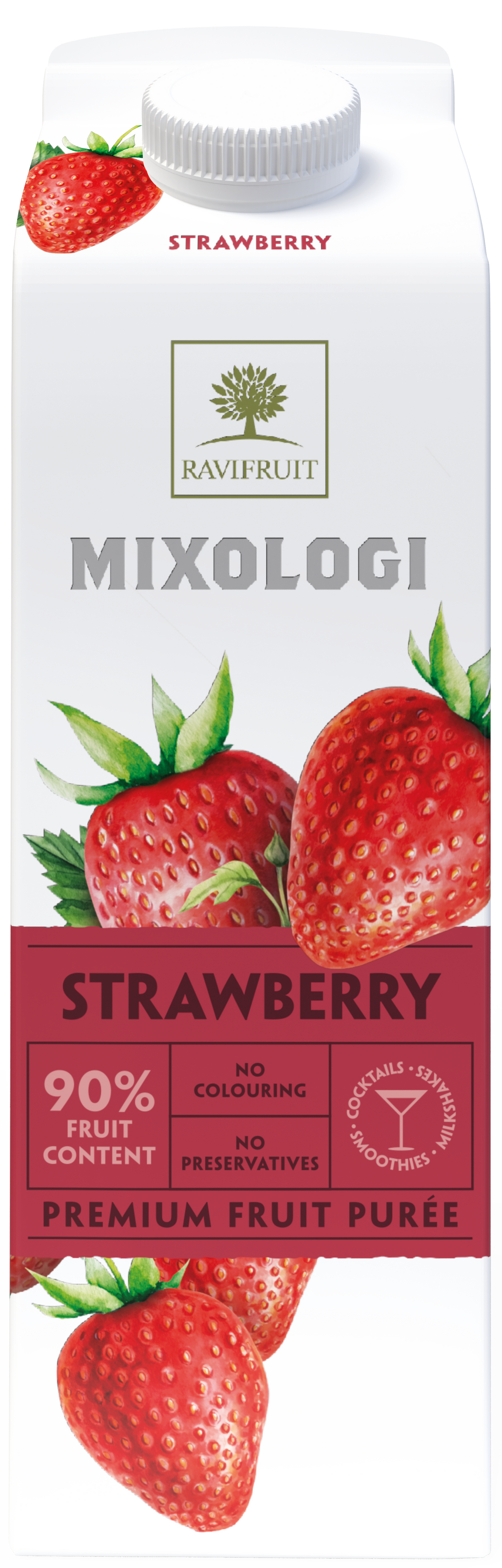 Mixologi Strawberry Puree 1kg