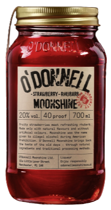 O'Donnell Moonshine Strawberry & Rhubarb Liqueur 70cl