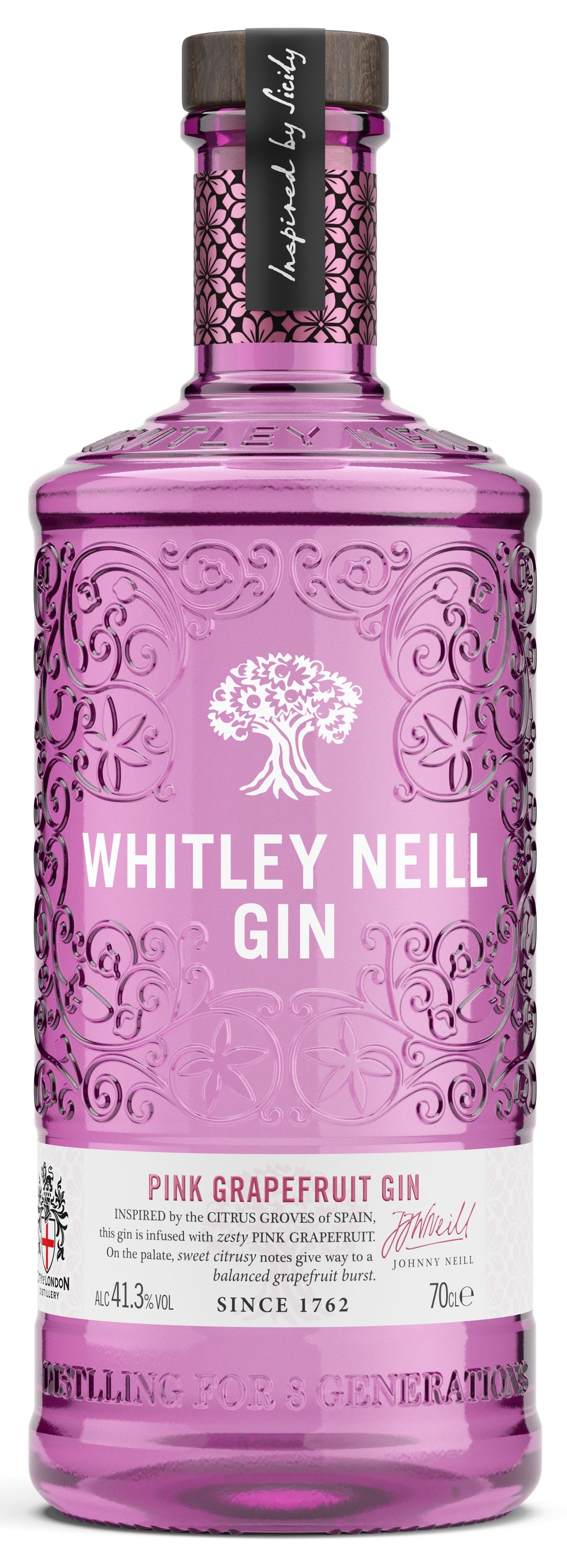 Whitley Neill Pink Grapefruit Gin 70cl