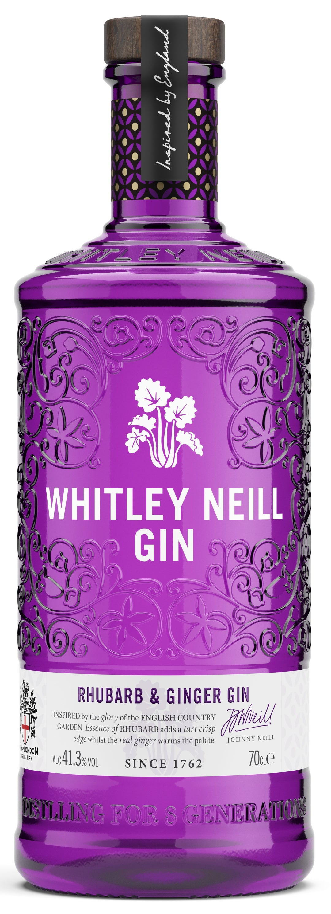 Whitley Neill Rhubarb and Ginger Gin 70cl