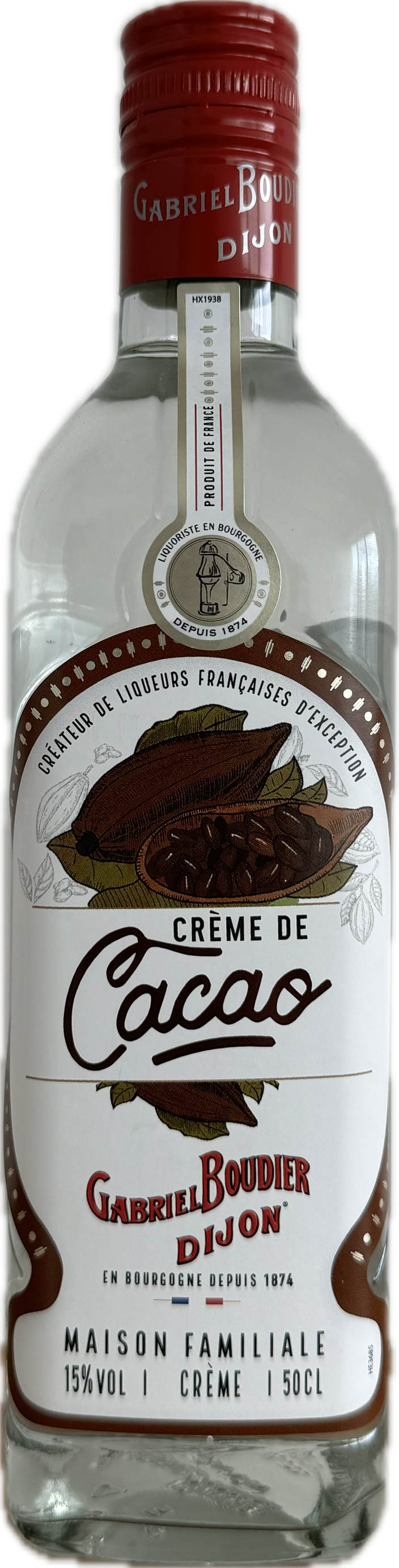 Gabriel Boudier Creme De Cacao White Liqueur 50cl