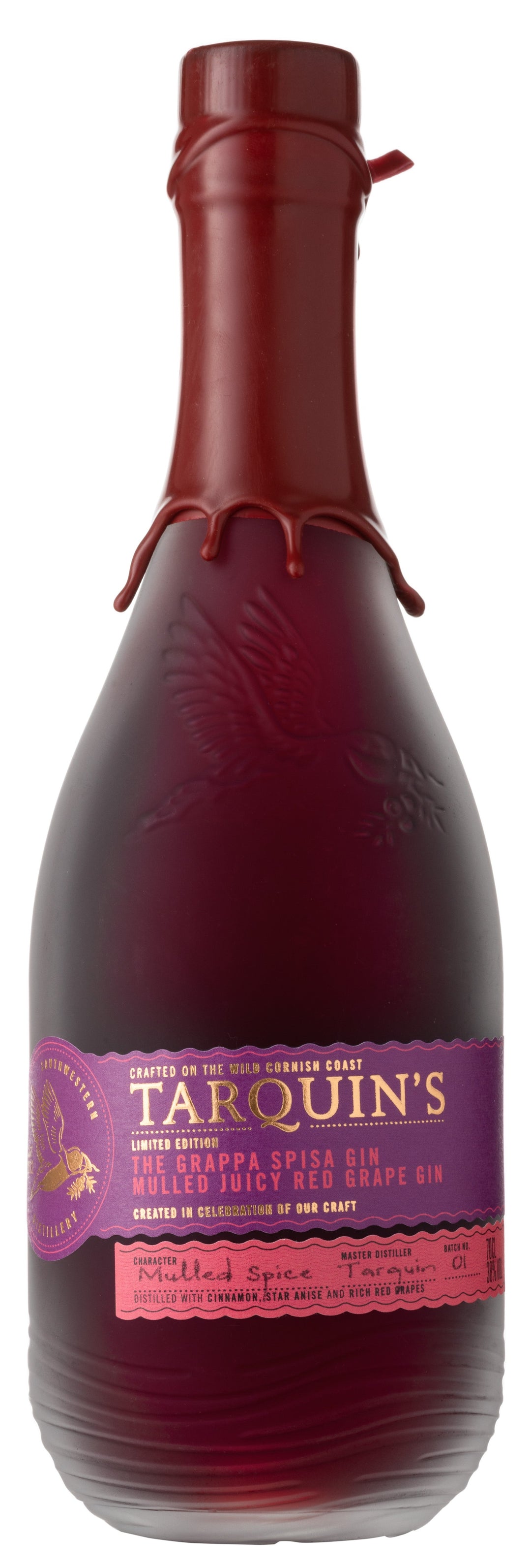 Tarquin's Mulled Red Juicy Grape Gin 70cl