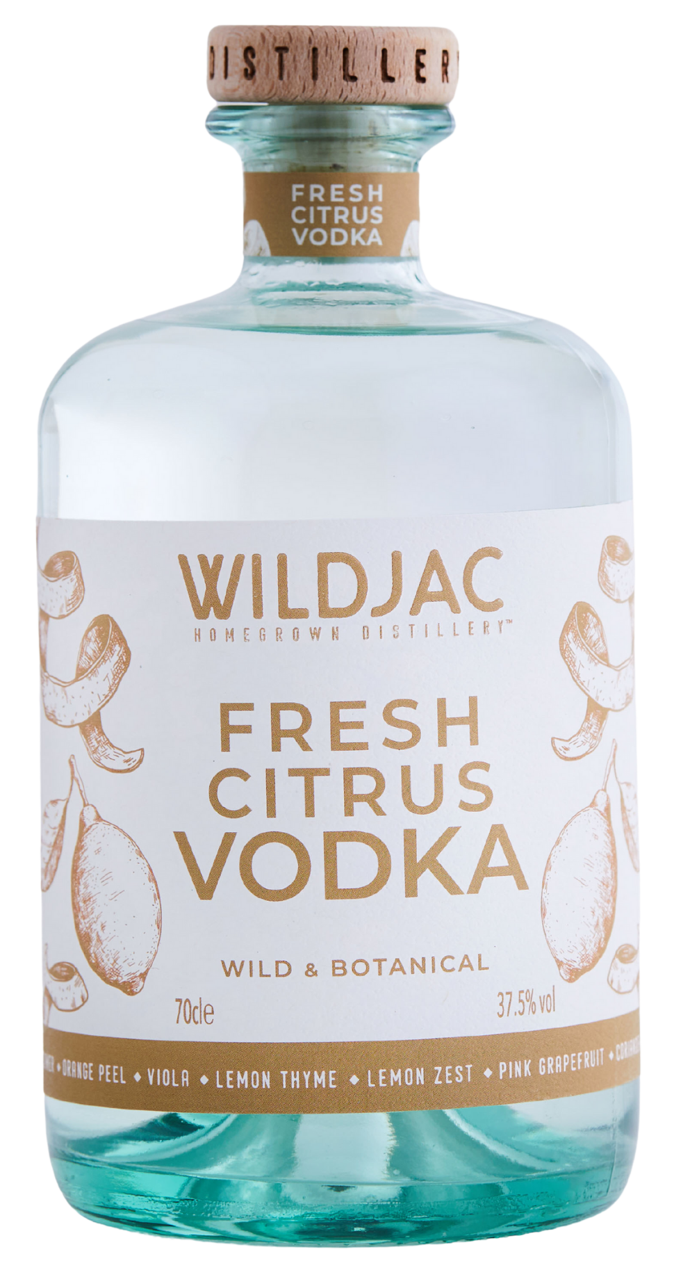 Wildjac Fresh Citrus Vodka 70cl