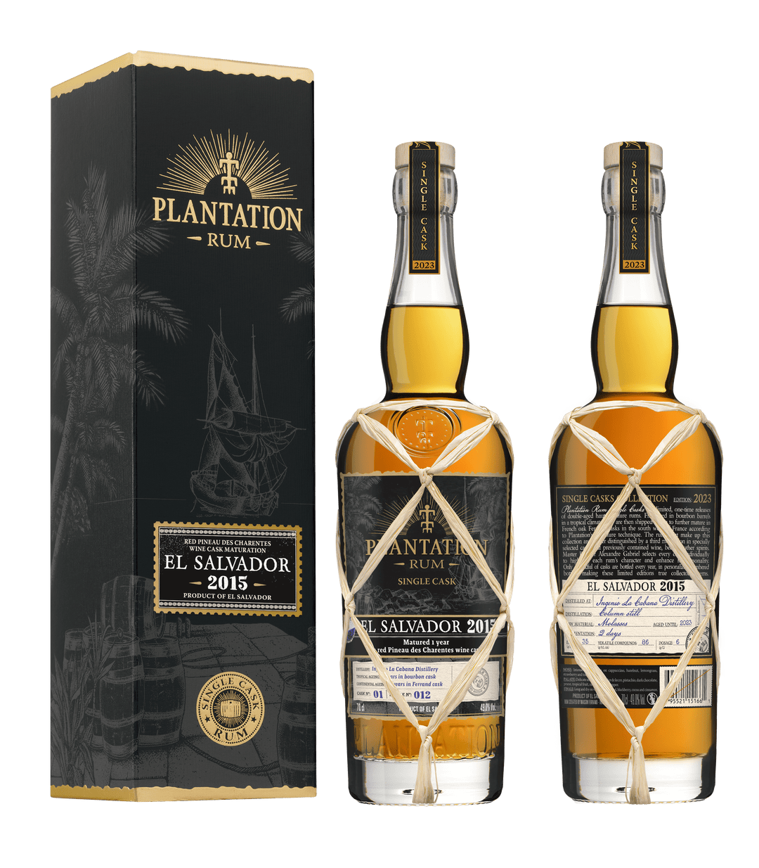 Plantation Single Cask El Salvador 2015 Wine Cask Finish Rum 70cl