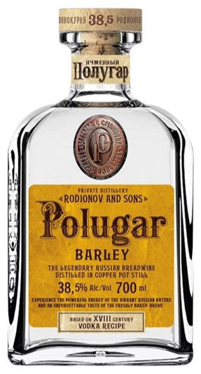 Polugar Barley Vodka 70cl