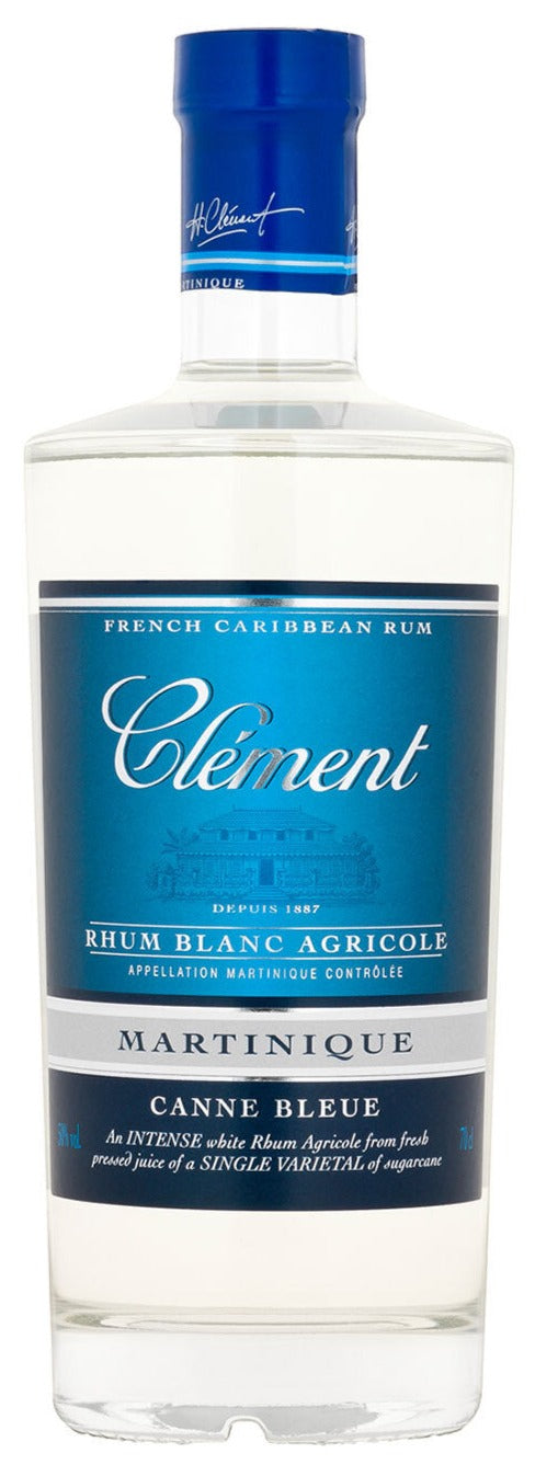 Rhum Clement Canne Bleue 70cl