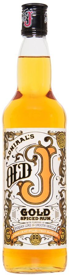 Admiral's Old J Gold Spiced Rum 70cl