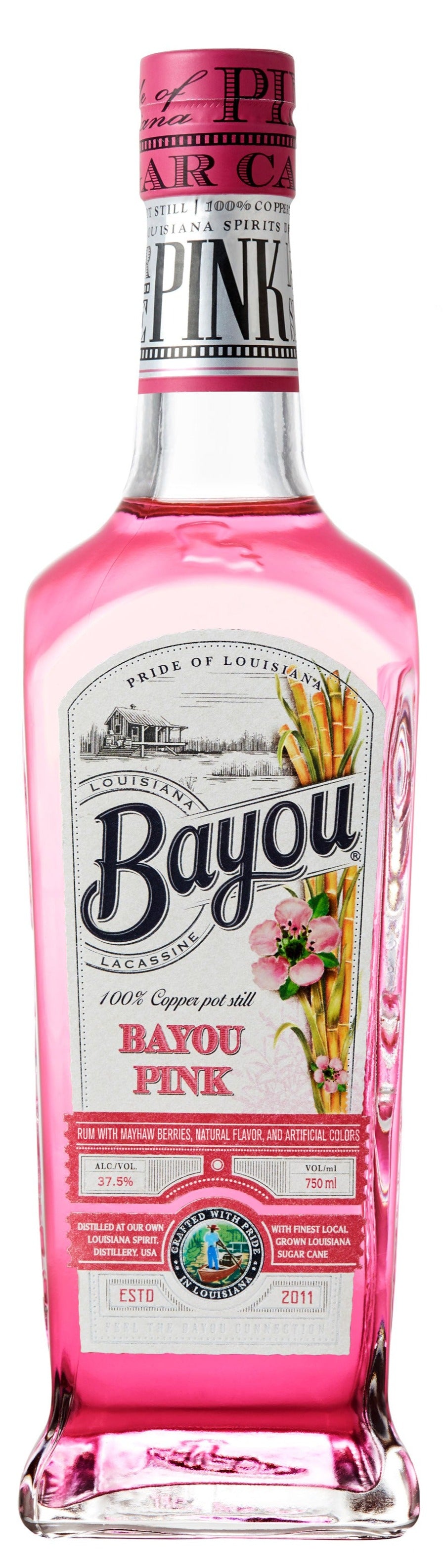 Bayou Pink Rum 70cl