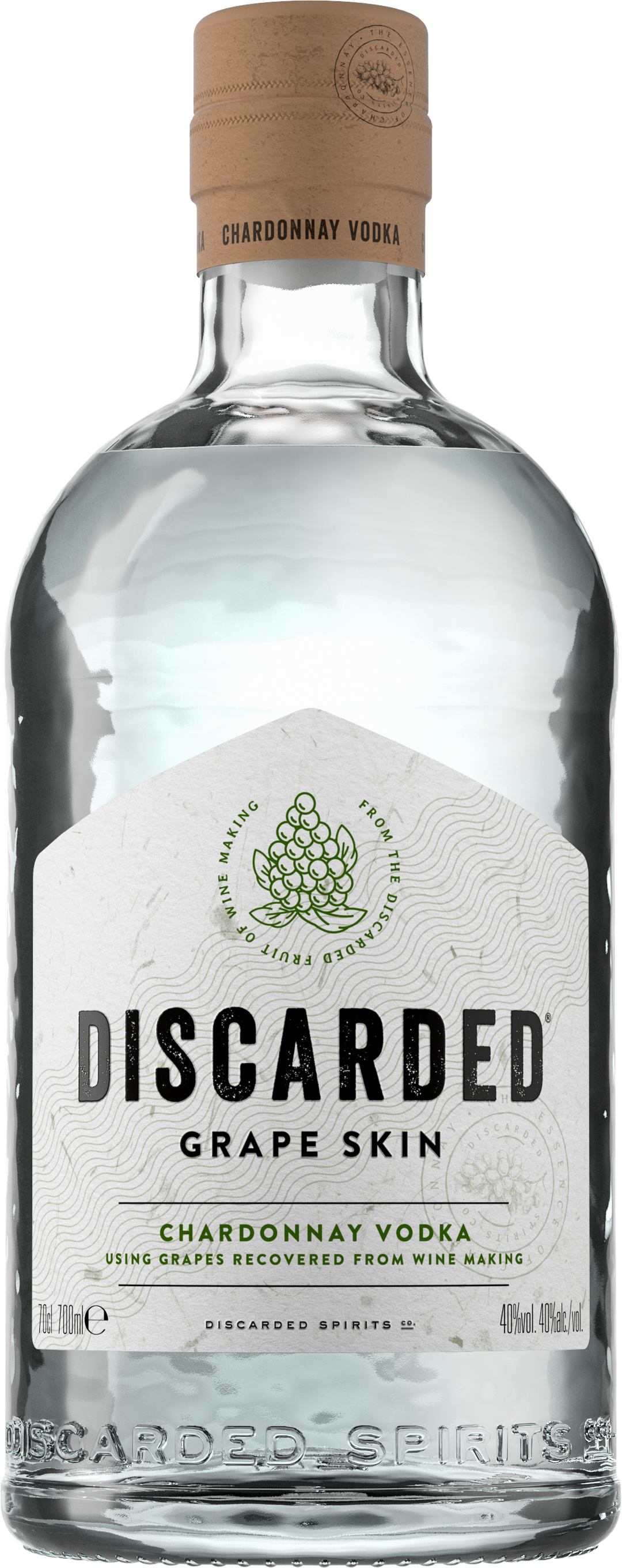 Discarded Grape Skin Chardonnay Vodka 70cl