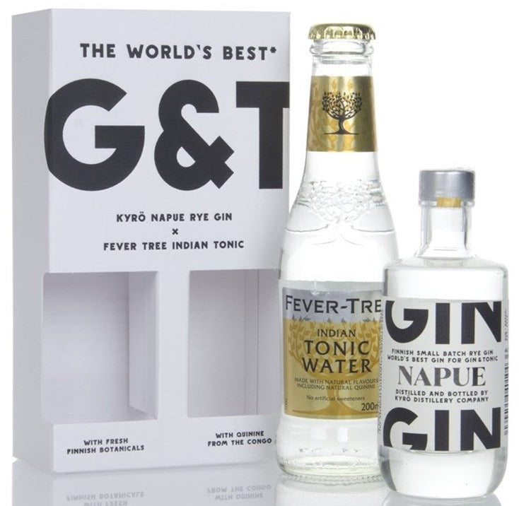 Napue Rye Gin 10cl & Fever Tree Tonic Set