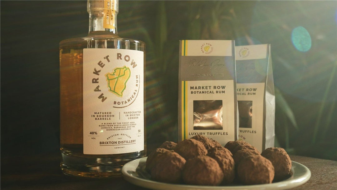 Market Row Botanical Rum 50cl + Free Market Row Luxury Truffles