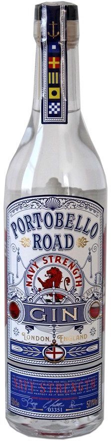 Portobello Road Navy Strength Gin 50cl