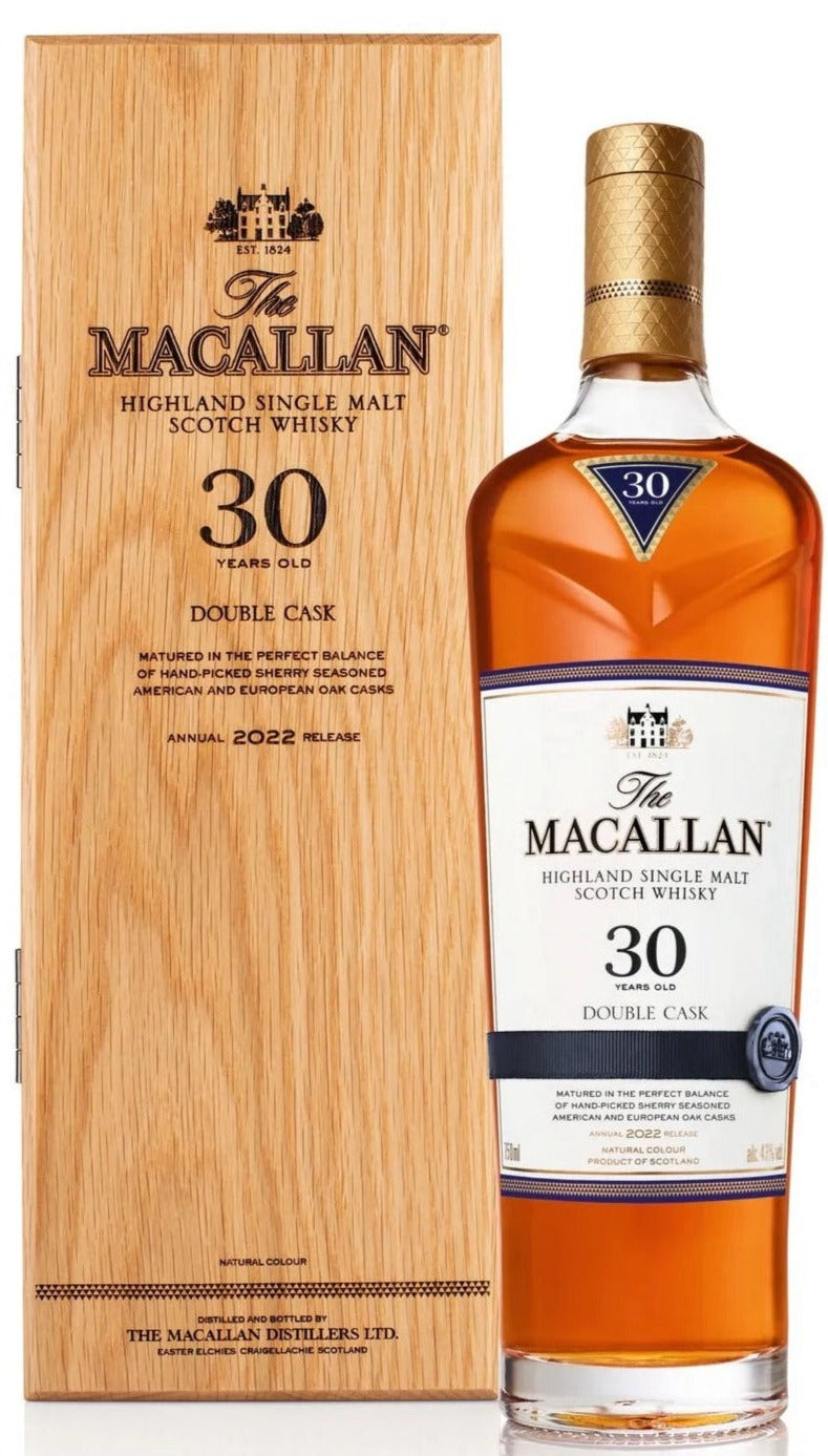 The Macallan 30 Year Old Double Cask 2021 Whisky 70cl