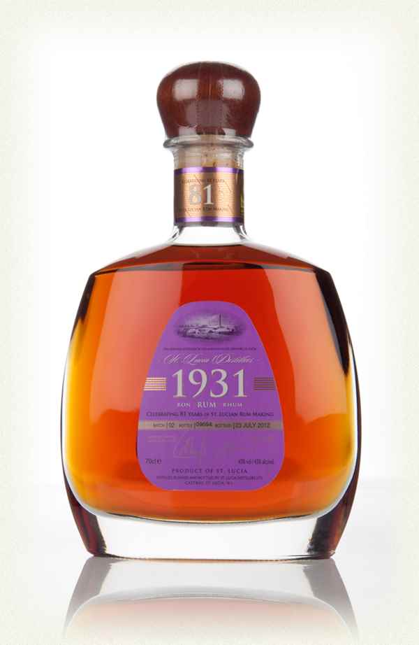 St Lucia 1931 Rum 2nd Edition 70cl