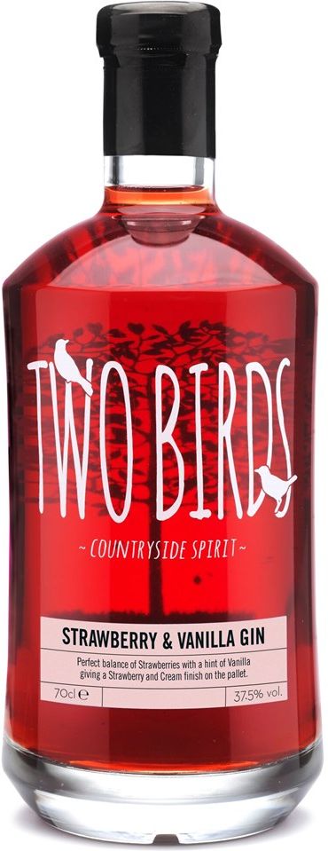 Two Birds Strawberry and Vanilla Gin 70cl